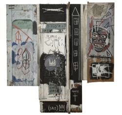 Peinture sur toile de Basquiat Portrait Of The Artist As A Young Derelict 207.3 X 209.2 reproduction peinte à la main