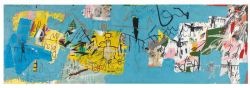 Peinture sur toile de Basquiat Untitled 1982 La Painting reproduction peinte à la main
