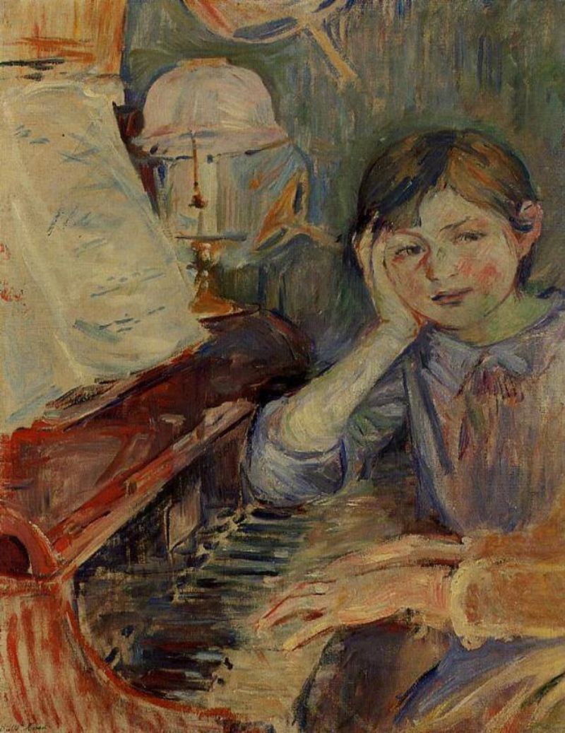 Berthe Morisot Julie Listening 1888