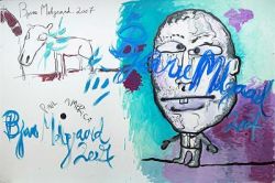 Peinture sur toile de Bjarne Melgaard 2007 reproduction peinte à la main