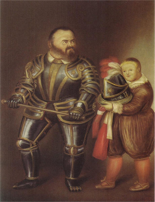 Botero, Alof de Vignancourt (d'après Le Caravage)