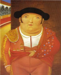 Peinture sur toile de Botero, Matador 1984 reproduction peinte à la main