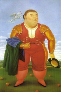 Peinture sur toile de Botero, Matador 1985 reproduction peinte à la main