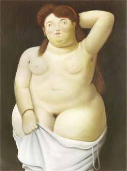 Peinture sur toile de Botero, Torse reproduction peinte à la main