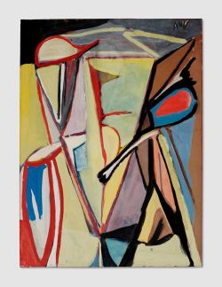 Peinture sur toile de Bram van Velde, Sans titre, Montrouge - 1946 reproduction peinte à la main