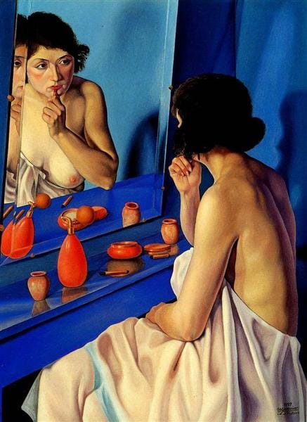 Cagnaccio Di San Pietro Donna Allo Specchio 1927