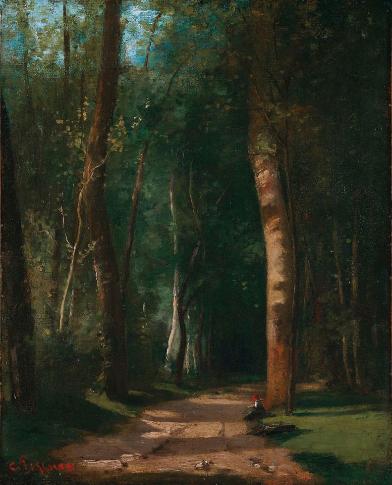 Camille Pissarro Allee Dans Une Foret - Road In A Forest 1859