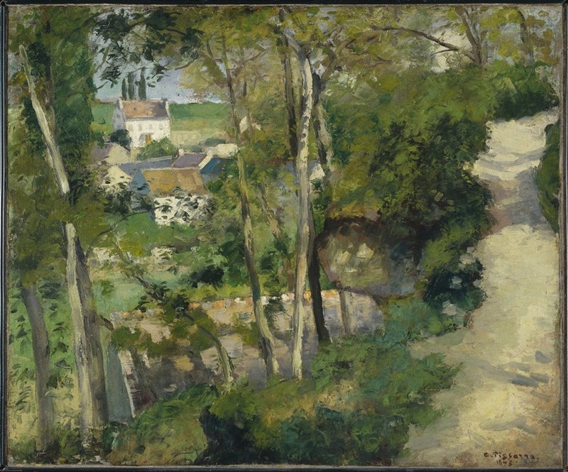 Camille Pissarro, The Climb, Rue de la Côte-du-Jalet, Pontoise, 1875