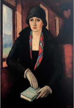Peinture sur toile de Camilo Mori The Traveler - 1923 reproduction peinte à la main