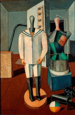 Peinture sur toile de Carlo Carra, Mother and Son, 1917 reproduction peinte à la main
