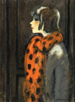 Peinture sur toile de Cassigneul Echarpe Le Opard reproduction peinte à la main