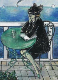 Peinture sur toile de Cassigneul La Lecture reproduction peinte à la main