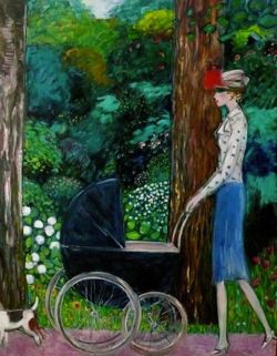 Peinture sur toile de Cassigneul Le Landeau reproduction peinte à la main