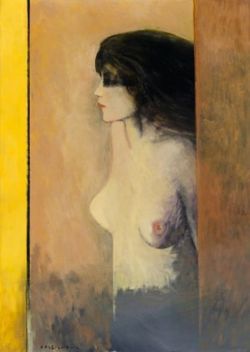 Peinture sur toile de Cassigneul Seins Nus reproduction peinte à la main