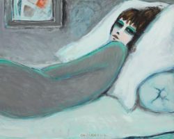 Peinture sur toile de Cassigneul Siesta 1969 reproduction peinte à la main