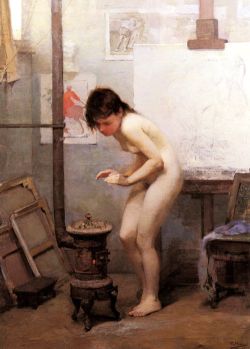 Peinture sur toile de Cesare Bacchi Repos Rest 1939 reproduction peinte à la main