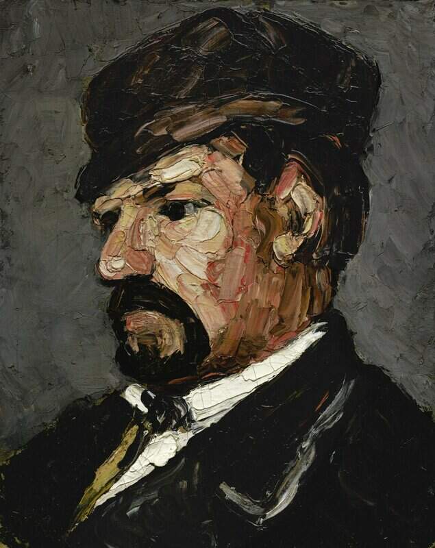 Cezanne Paul L Oncle Dominique En Casquette 1866-67
