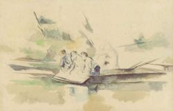 Peinture sur toile de Cezanne Paul Laveuses Ca. 1880 reproduction peinte à la main