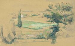Peinture sur toile de Cezanne Paul Paysage reproduction peinte à la main