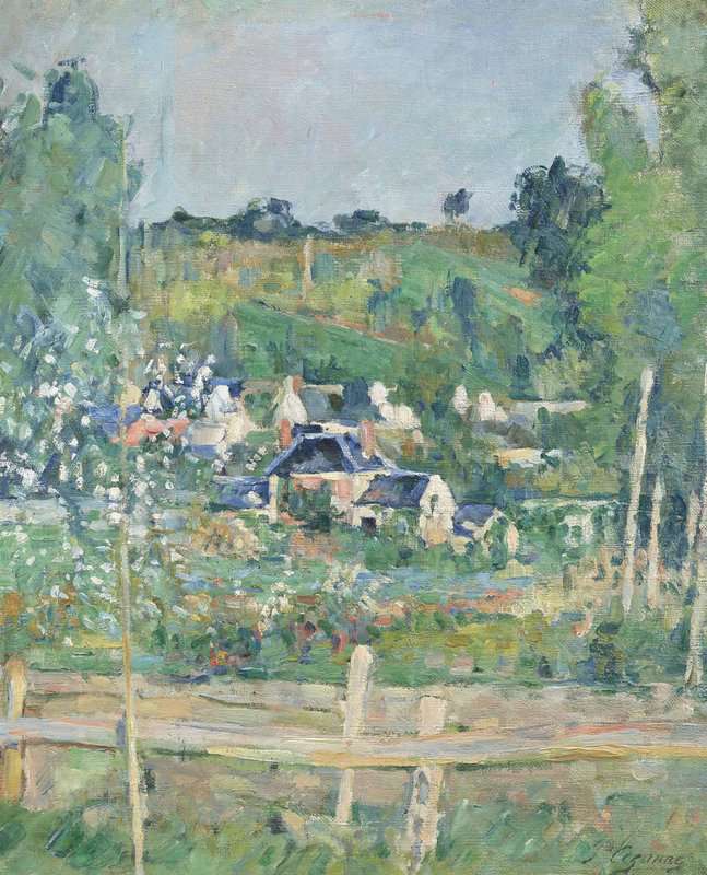 Cezanne Paul Vue D Auvers-sur-oise La Barriere Ca. 1873