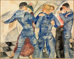 Peinture sur toile de Charles Demuth Dancing Sailors 1917 reproduction peinte à la main