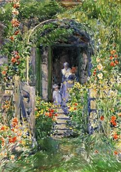 Peinture sur toile de Childe Hassam Isles Of Shoals Garden Aka The Garden In Its Glory 1892 reproduction peinte à la main
