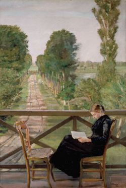 Peinture sur toile de Christian Krohg Villa Britannia Belgium 1885 reproduction peinte à la main