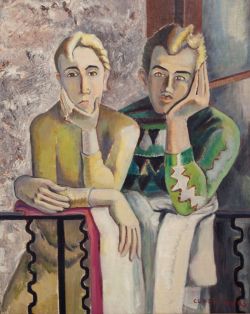 Peinture sur toile de Clara Gardner Mairs Clara And Clem 1930 reproduction peinte à la main