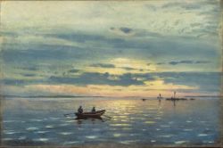 Peinture sur toile de Clarin Nielsen Summer S Eve reproduction peinte à la main
