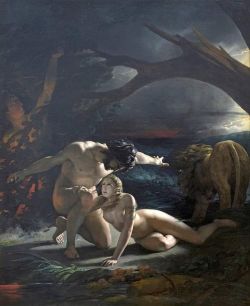 Peinture sur toile de Claude Marie Paul Dubufe Paradise Lost reproduction peinte à la main