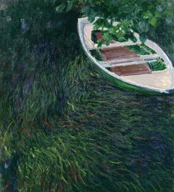 Peinture sur toile de Claude Monet, La barque, 1887 reproduction peinte à la main