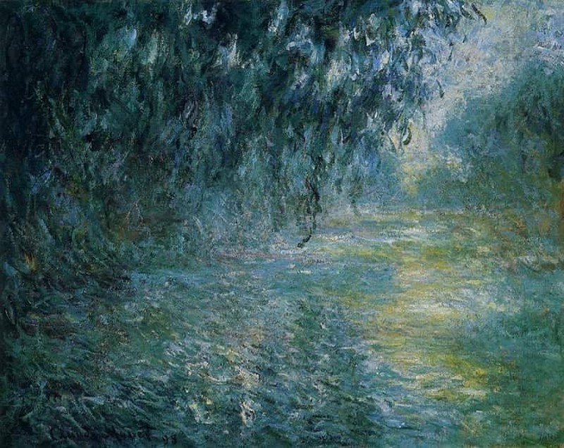 Claude Monet, Morning On The Seine In The Rain, 1897