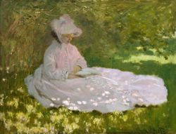 Peinture sur toile de Claude Monet Printemps 1872 reproduction peinte à la main