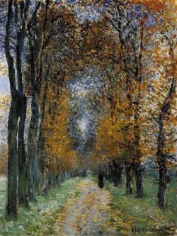Peinture sur toile de Claude Monet The Avenue - 1878 reproduction peinte à la main
