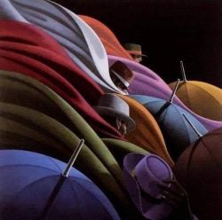 Peinture sur toile de Claude Theberge October Evening 1969 reproduction peinte à la main