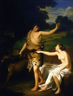 Peinture sur toile de Claudio Lorenzale Venus And Adonis 1842 reproduction peinte à la main
