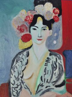 Peinture sur toile de Concha De Castro, Tribute to Matisse, 1980 reproduction peinte à la main