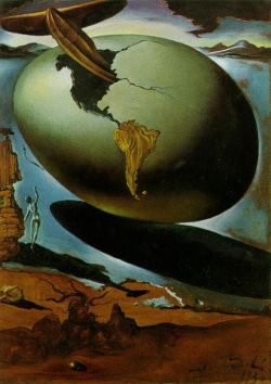 Dali Allegory Of An American Christmas reproduction peinte à la main