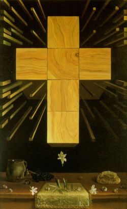 Dali Arithmosophic Cross reproduction peinte à la main