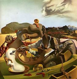 Dali Autumn Cannibalism reproduction peinte à la main