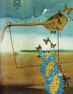 Dali Butterfly Landscape reproduction peinte à la main
