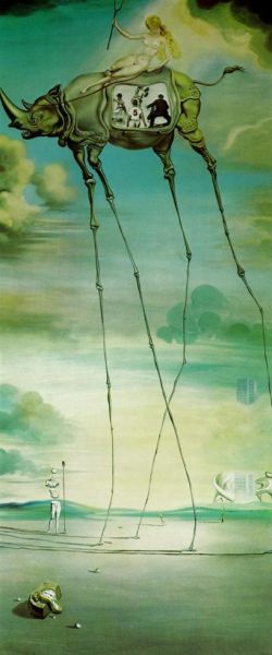 Dali Celestial Ride reproduction peinte à la main