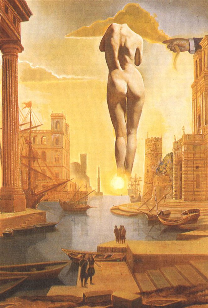 Dali Dali Hand Drawing Back The Golden Fleece