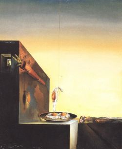 Dali Eggs On Plate Without The Flat reproduction peinte à la main