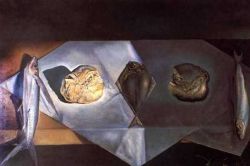 Dali Eucharistic Still Life reproduction peinte à la main