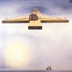 Dali Gala S Christ reproduction peinte à la main