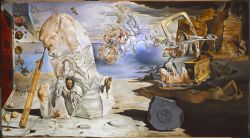 Dali, L'apothéose d'Homère reproduction peinte à la main