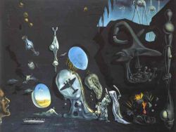 Dali Melancholy Atomic And Uranium Idyll reproduction peinte à la main