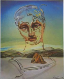 Dali Naissance D Une Divinite reproduction peinte à la main