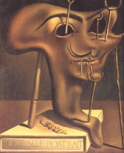 Dali Soft Self-portrait With Fried Bacon reproduction peinte à la main